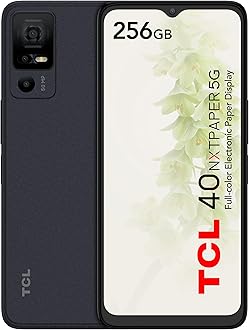 TCL 40 NXTPAPER 5G 6GB-256GB Negro (Starlight Black) Dual SIM