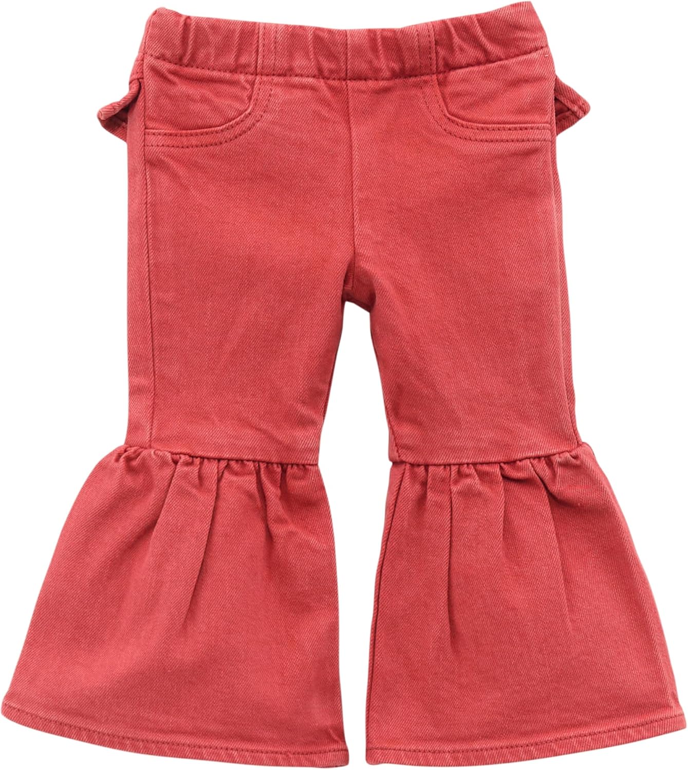 Wrangler Baby Girl Pull Up Flare Jean - Chili - Image 2