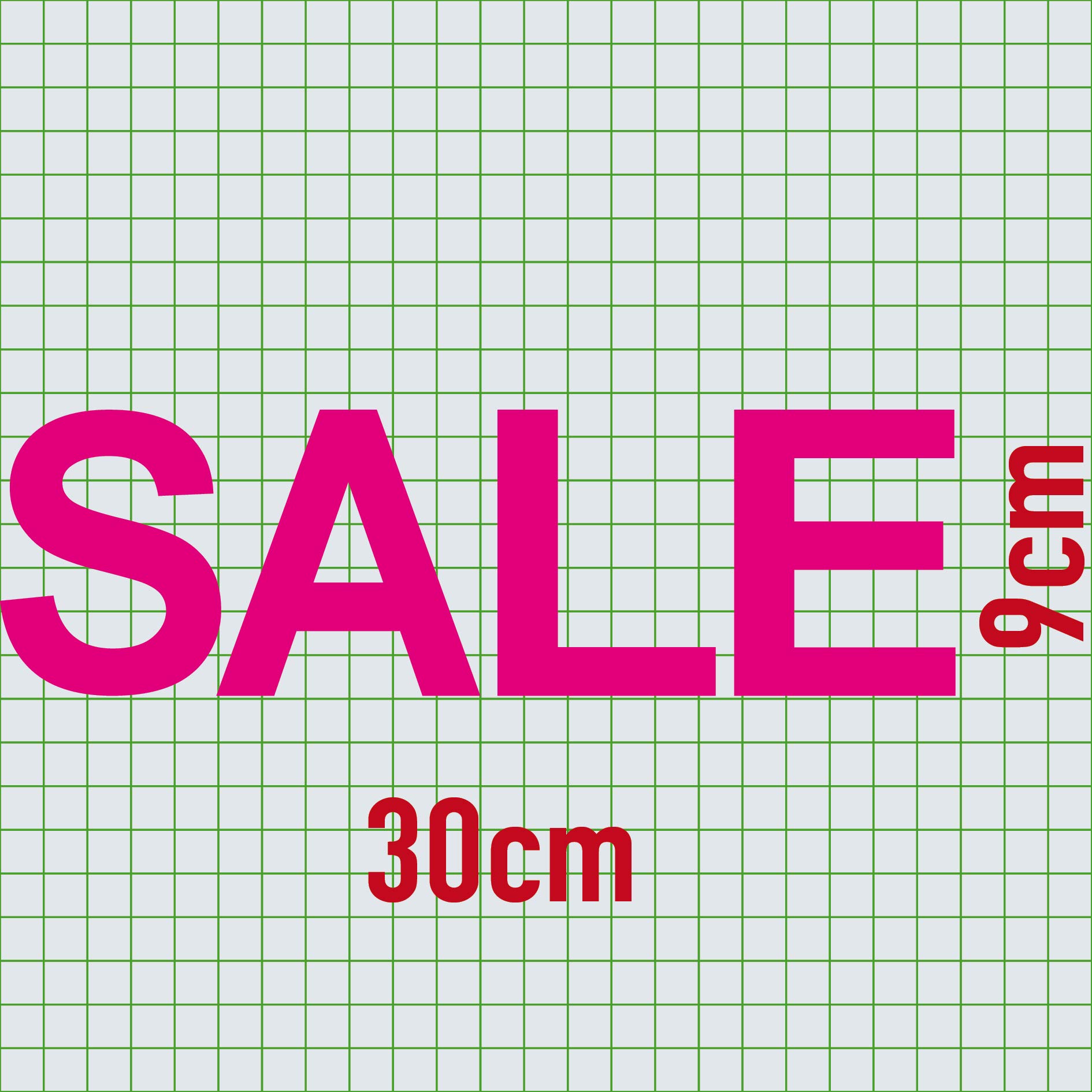 10 Aufkleber 30cm Sale Schriftzug Tattoo Deko Folie für Schaufenster Fenster Scheibe (pink)