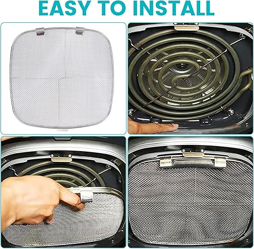 Miniatura 6 de Escudo de salpicaduras de acero inoxidable para Ninja Foodi AG301, piezas de repuesto para Ninja Foodi AG301C, AG302, AG300, AG300C, accesorios para