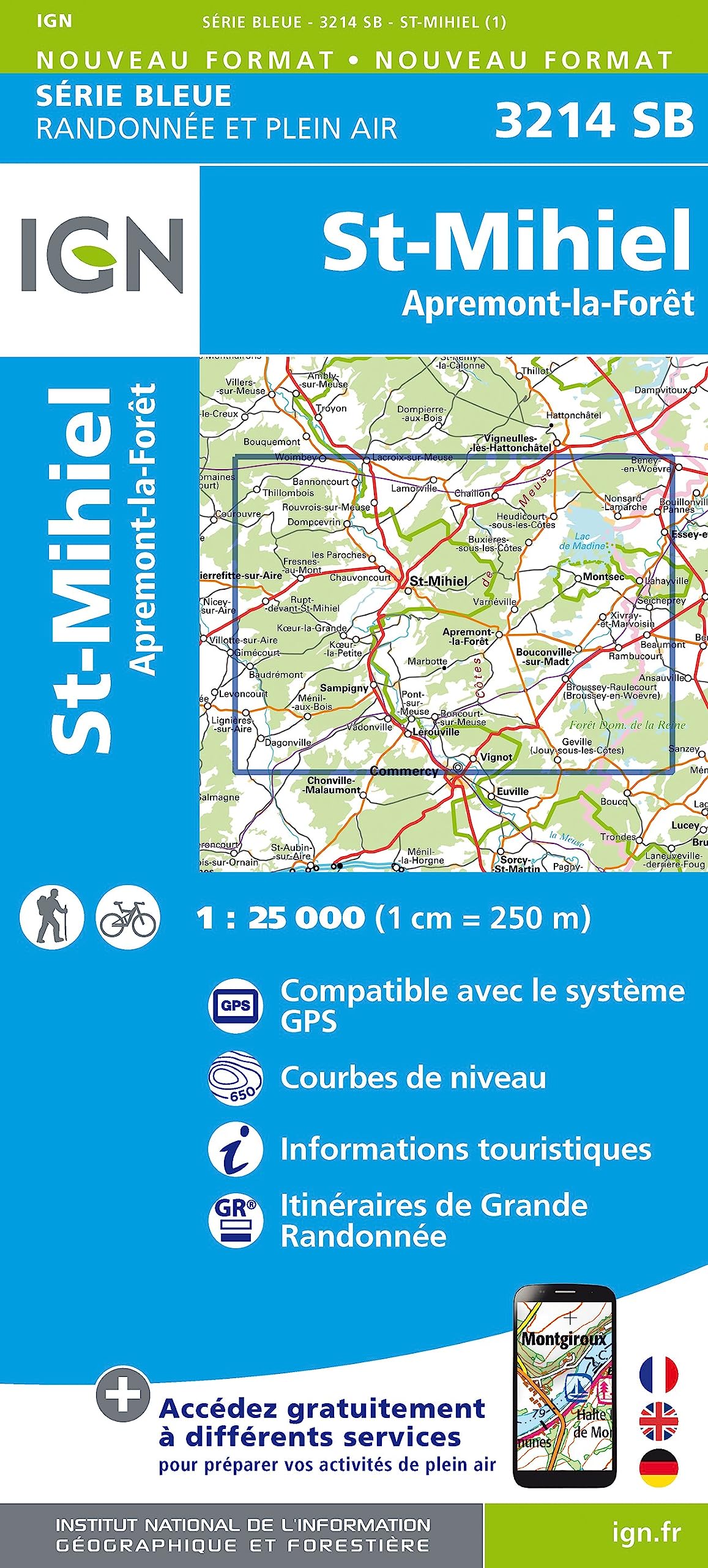 St-Mihiel / Apremont-la-Forêt (3214) (Série Bleue)
