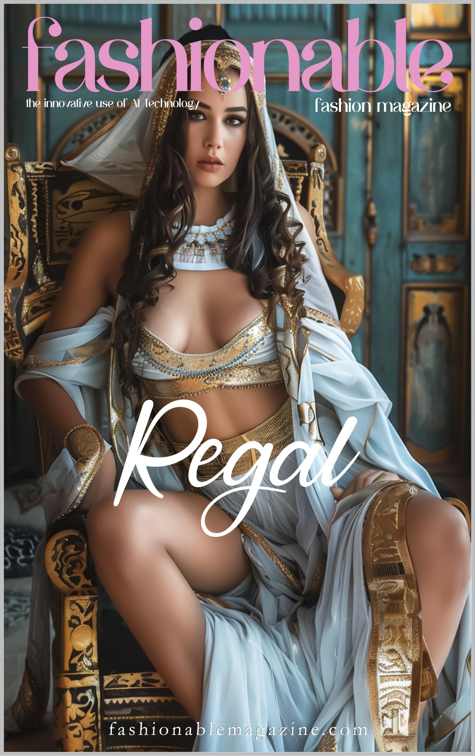 Fashionable Magazine Regal livre de mode IA sur l'élégance royale