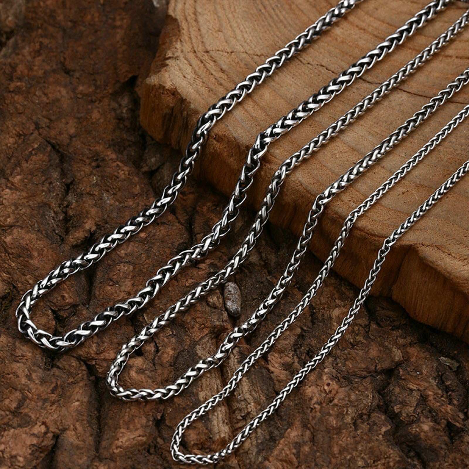 Collane Uomo Donna Argento 925 Catena Collana Argento Sterling