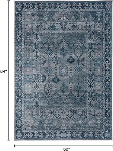 Miniatura 10 de DECOMALL BAOLA - Tapete pequeño para puerta de entrada de 2 x 3 pies, color azul, 24 x 36 pulgadas