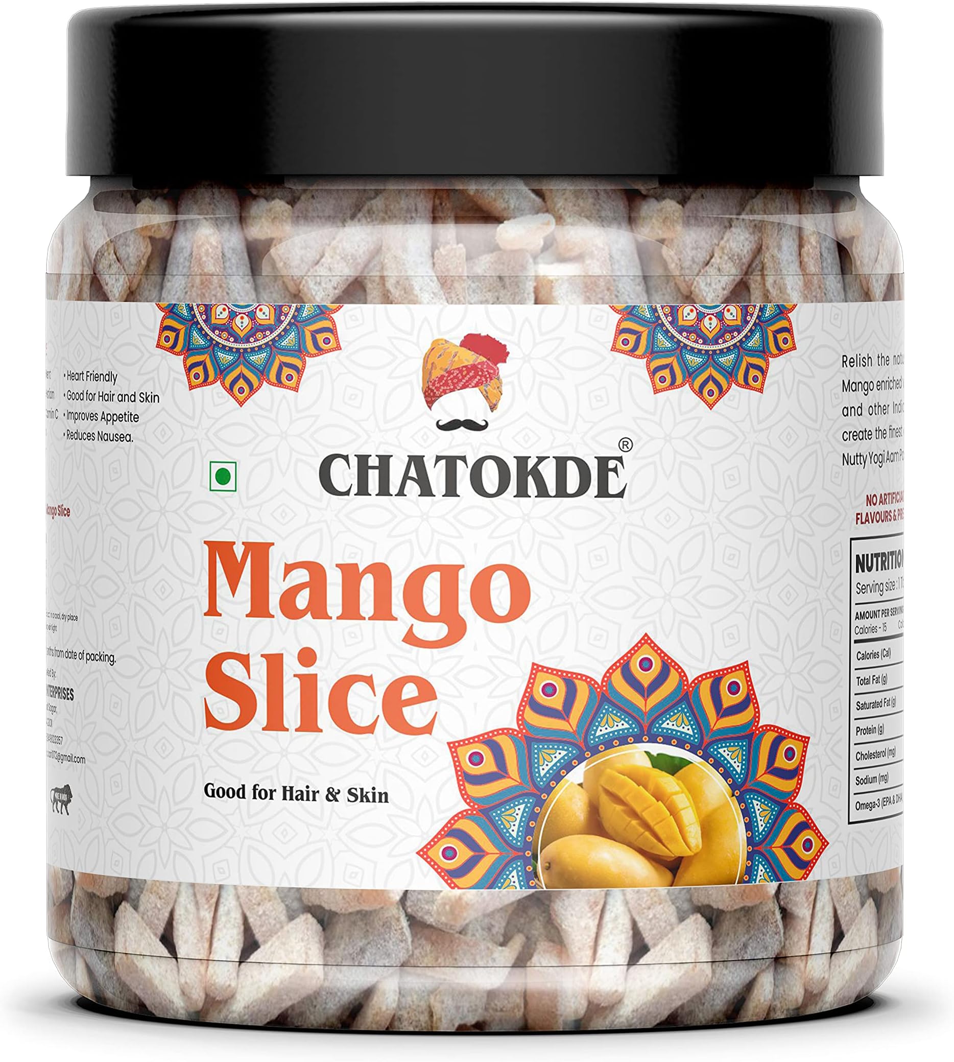 CHATOKDE Pachak Mango Slice Churan, 400g [JAR PACK]