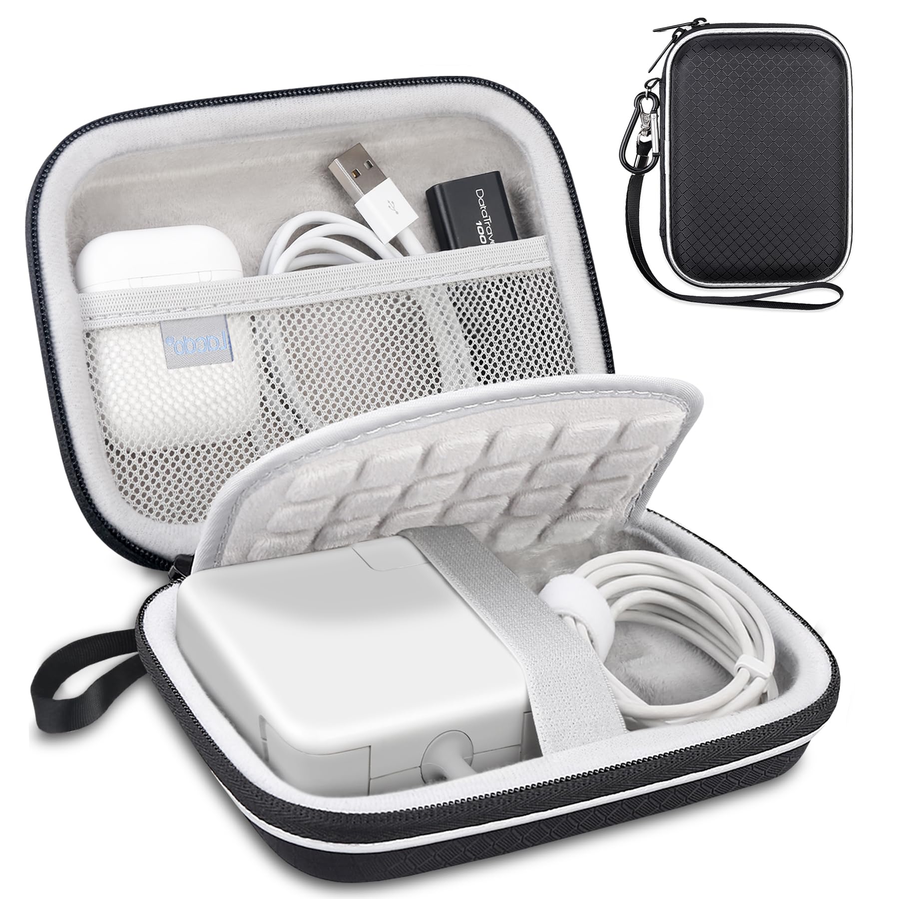 Amazon.co.jp: Lacdo 充電器ケースオーガナイザー for MacBook 充電器
