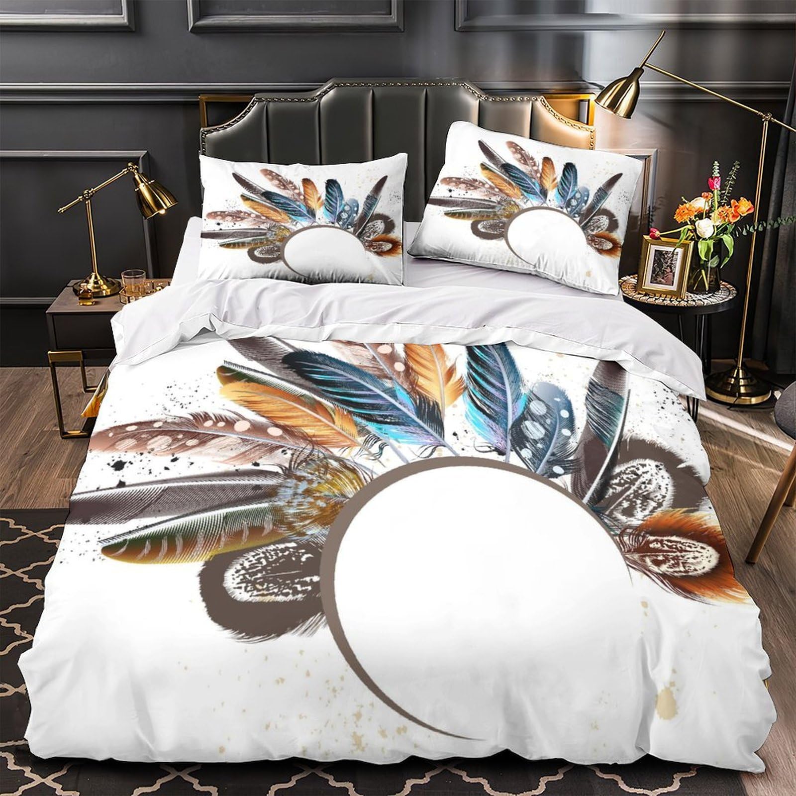 Housse de Couette Super King Effet Ultra Douce de Luxe