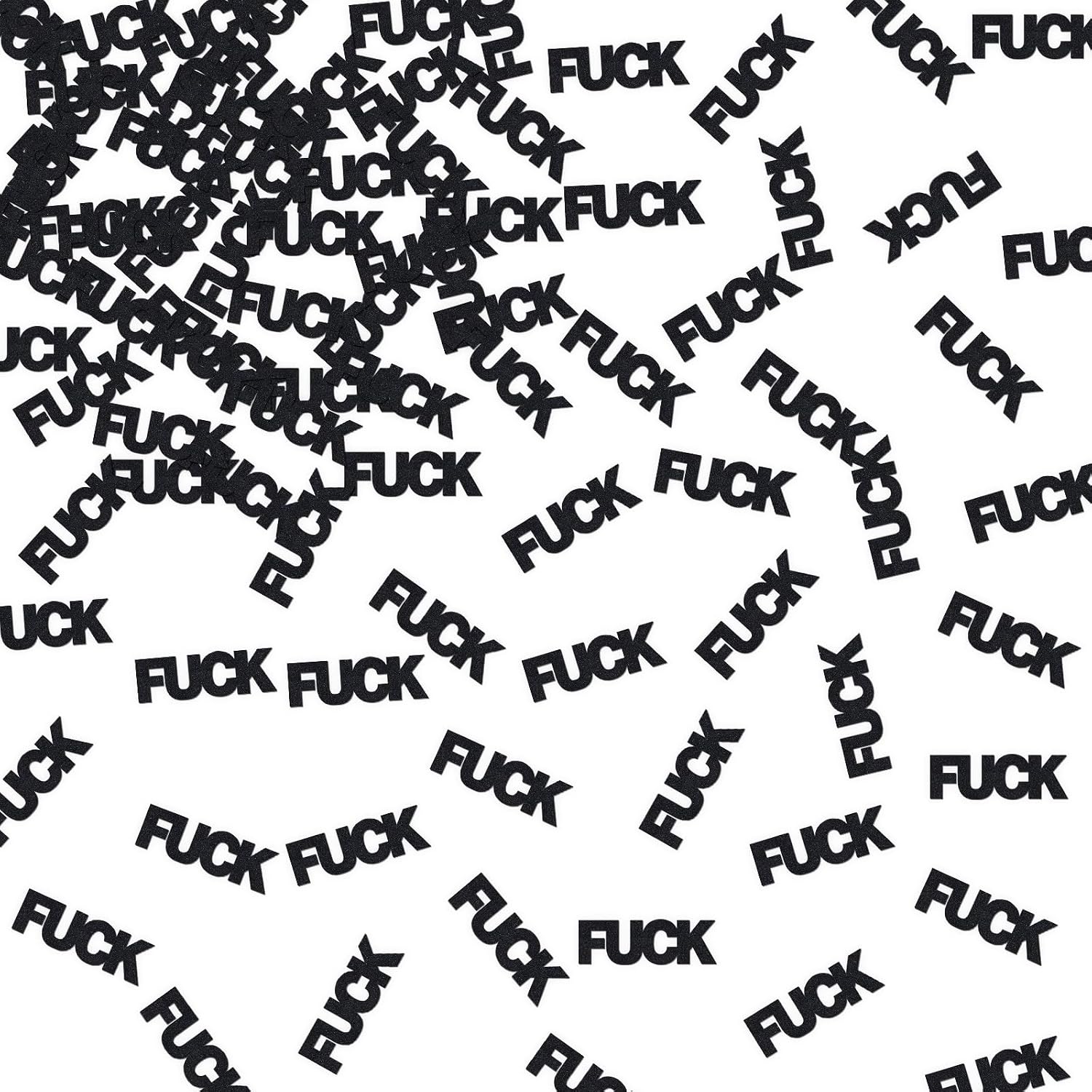 Fuck Confetti, 120pcs Funny Party Table Decor for Birthday Bachelorette