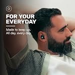 Raycon Everyday Bluetooth Wireless Earbuds with Microphone - Active Noise Cancelling, Sweat & Water-Resistant Earphones, Ear Buds Wireless Bluetooth Up to 32 Hours Playtime (Black)