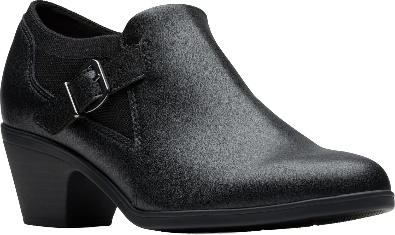 Amazon.com | Clarks Women's Emily2 Darcey Ankle Bootie, Black