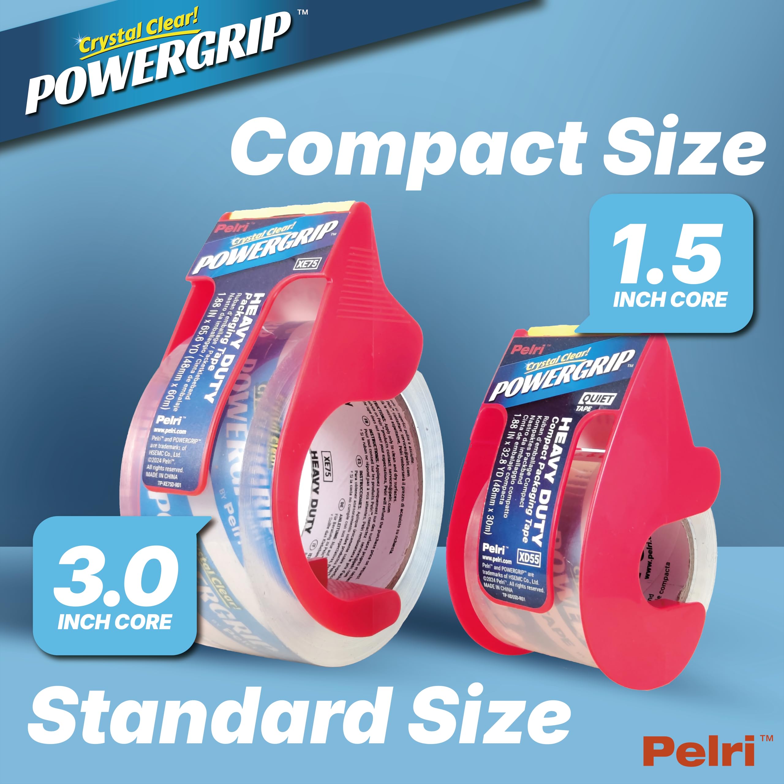 POWERGRIP MINI Verpakkingstape - 4 rollen met 1 dispenser, totaal 120 m POWERGRIP MINI Verpakkingstape - 4 rollen met 1 dispenser, totaal 120 m
