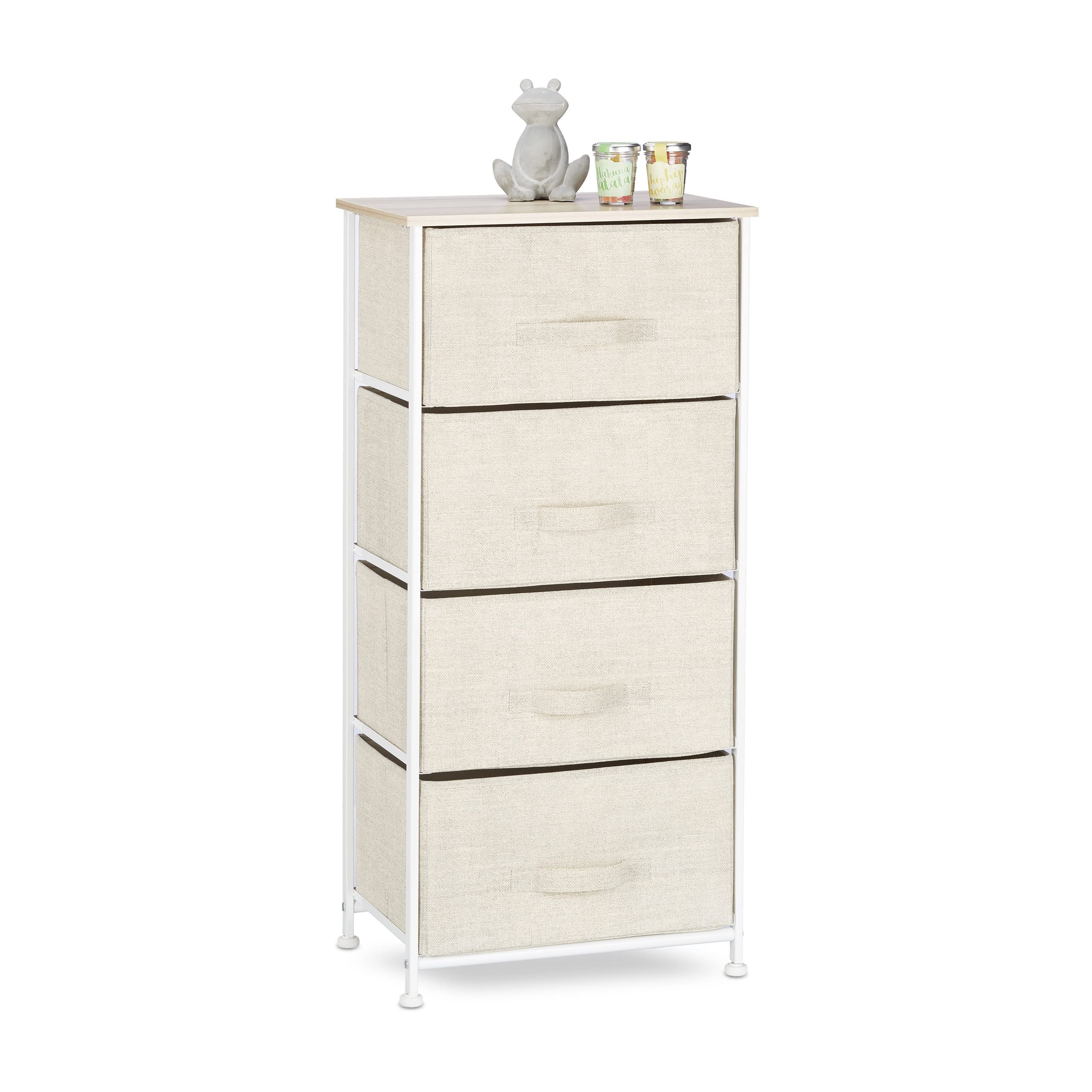 Bobbel Home - Smalle Ladekast - 4 Lades - Hout - Wit | Leen Bakker