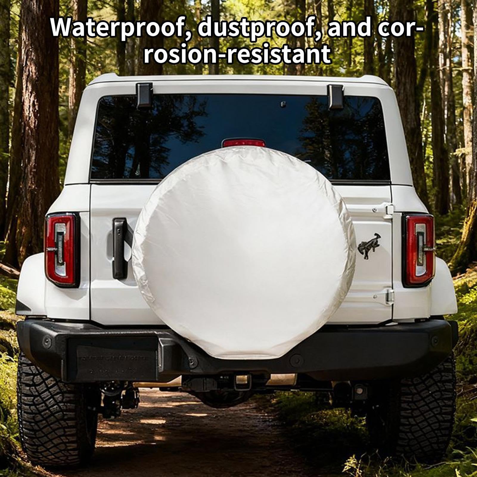 Housse de Roue de Secours – Protection complète des Roues | Housse de Pneu de remorque de Rechange, Housѕe de Pluie Universelle pour pneus de, SUV, Garage extérieur, Camping, remorque, véhicul