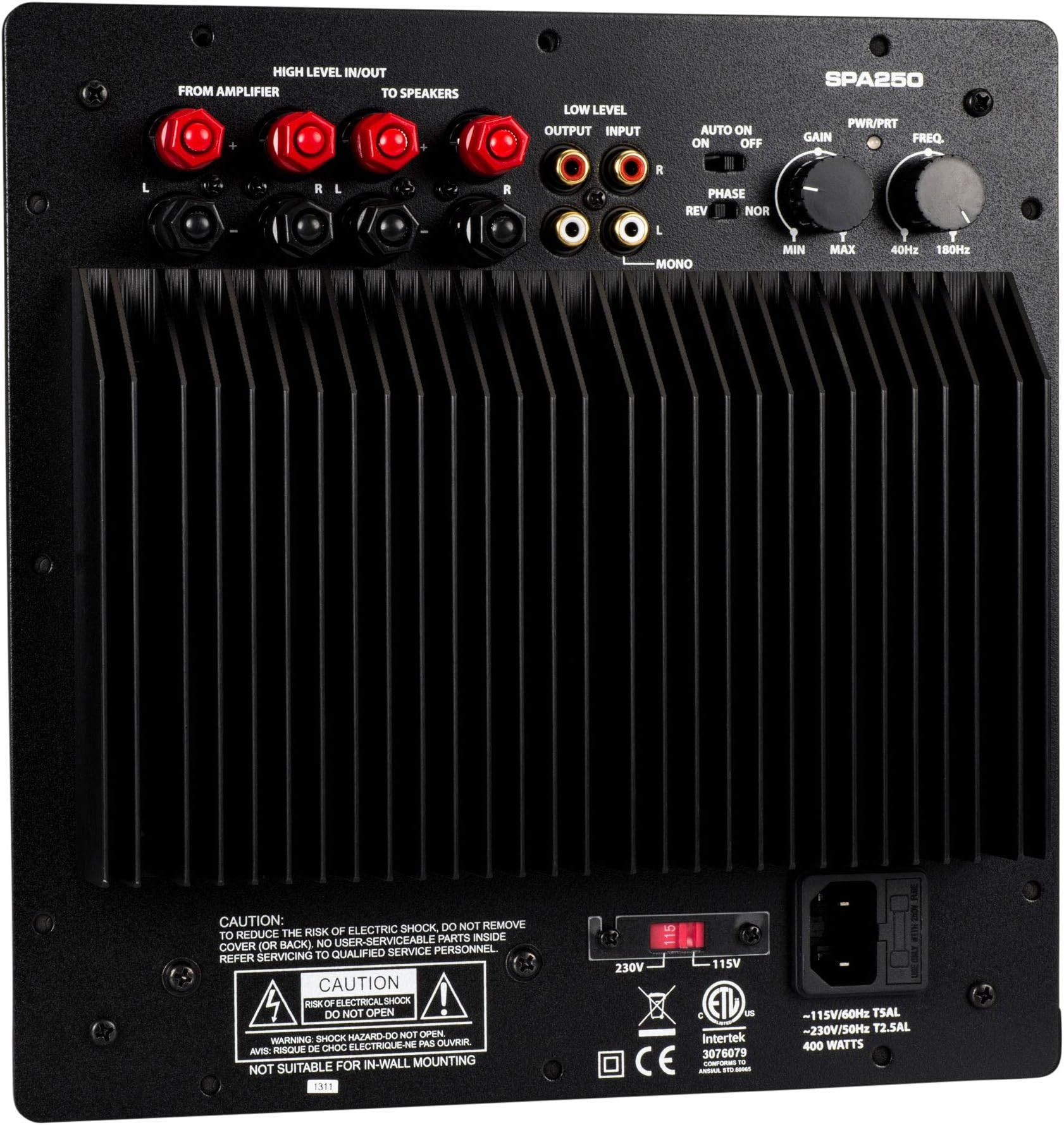 SPA250 250 Watt Subwoofer Plate Amplifier