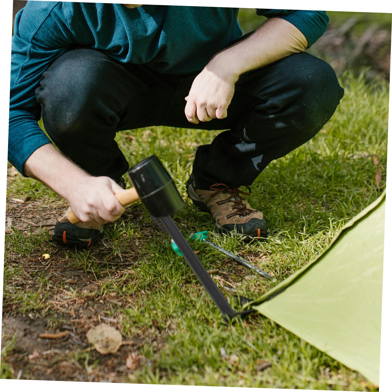Toyvian 10pezzi Picchetti Per Giardino Resistente Alle Intemperie Per Tende e Bordatura Paesaggistica Design Speciale Per Maggiore Stabilità Del Terreno