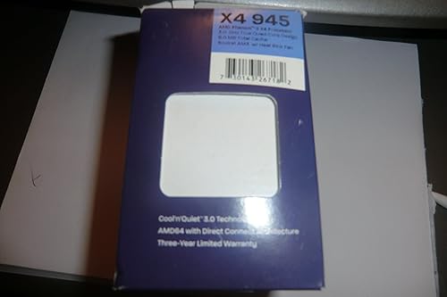 Miniatura 3 de AMD Phenom II X4 945 Deneb 3.0 GHz 4x512 KB L2 caché Socket AM3 95W Procesador de cuatro núcleos - Retail HDX945WFGMBOX