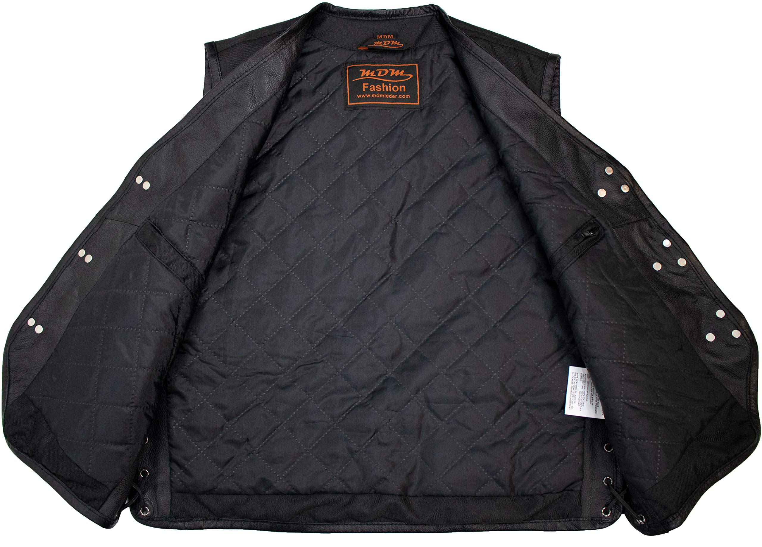 Tessile Giacca da motociclista in Nero