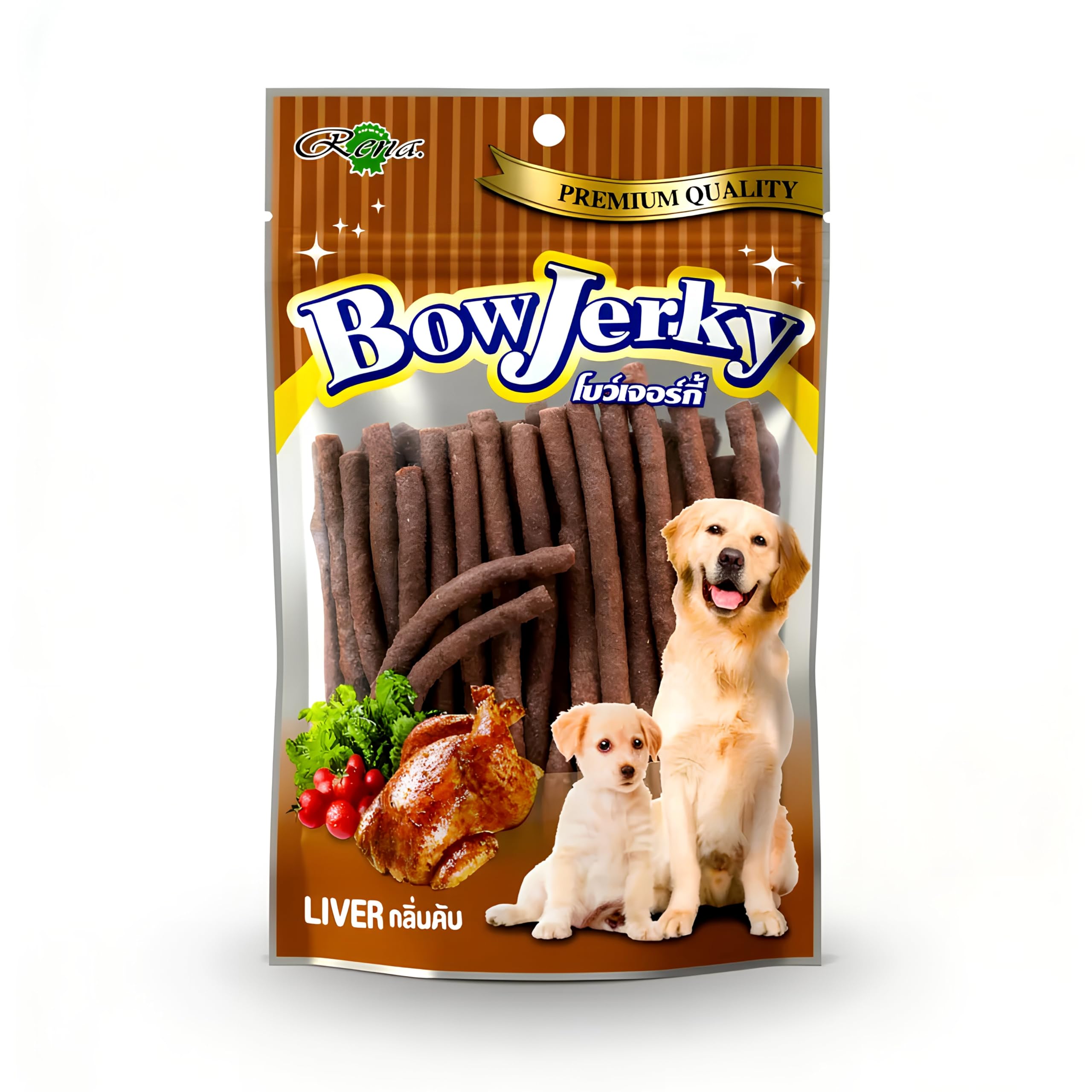 Bow Jerky Liver Dog Treats 200g | Protein-Rich Soft Chews for Training & Daily Reward | Healthy, Tasty & Easily Digestible Treats for Puppies, Adult & Senior Dogs of All Breeds