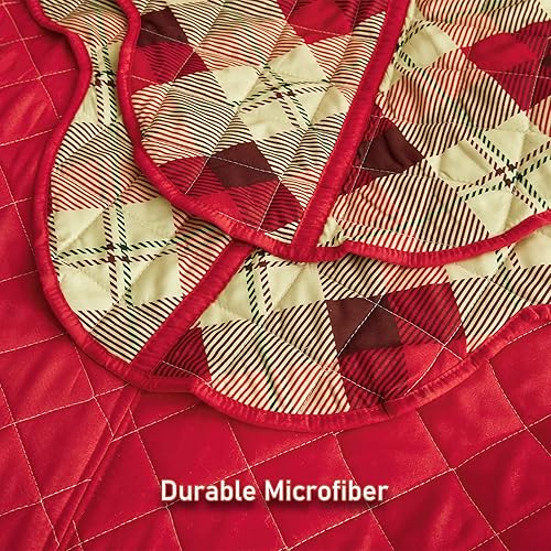 Miniatura 7 de HZ & HY Colcha extragrande King de 128 x 120 pulgadas, extra ancha, juego de edredón con estampado de cachemira, colcha de estilo hermoso y