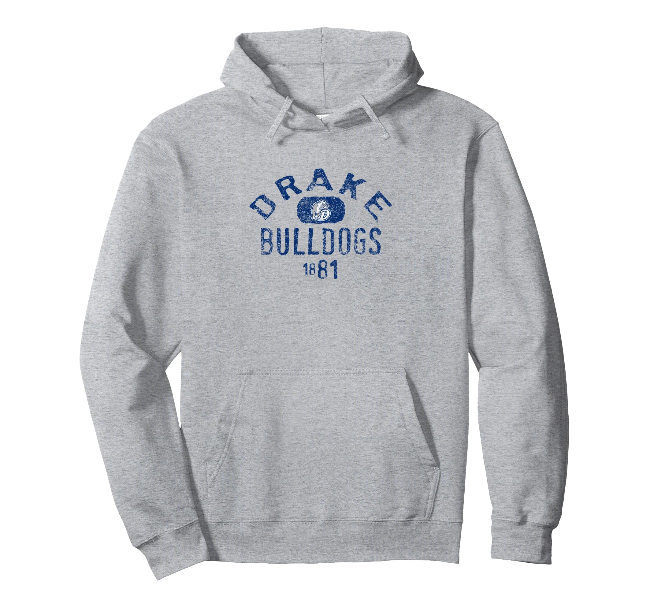 Drake Bulldogs Vintage 1881 Logo Pullover Hoodie