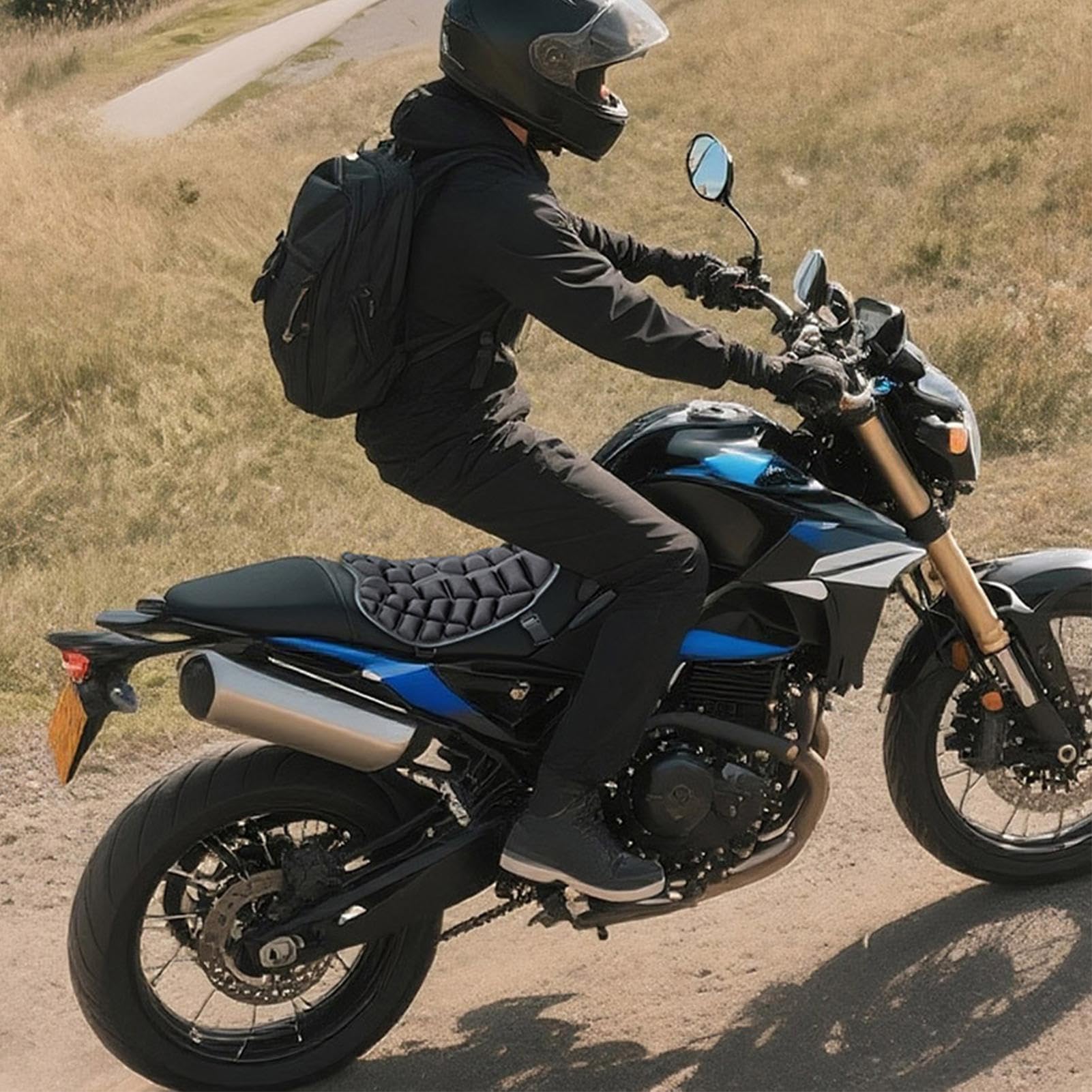 Poduszka motocyklowa, antypoślizgowa poduszka do jazdy, amortyzacja