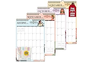 Decorably Inspirational Portrait Wall Calendar 2024-2025