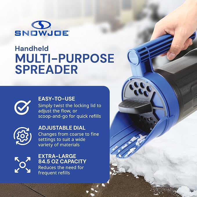 Esparcidor Manual Multiusos Snow Joe 5 Lb - Control Ajustable miniatura 2