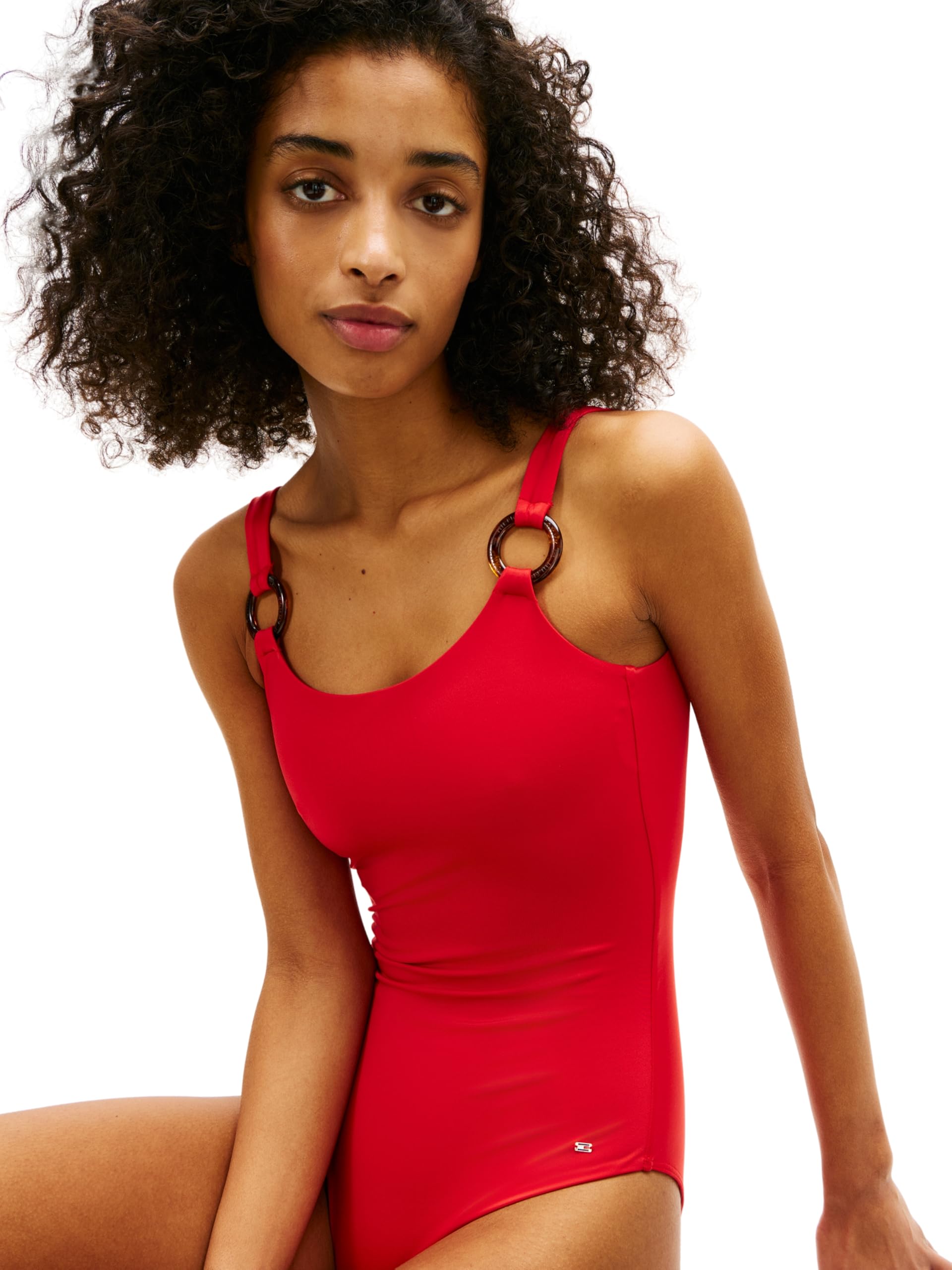Tommy Hilfiger Scoop Back Op Uw0uw06480 Traje de baño con Espalda Redonda Mujer (Pack de 1)