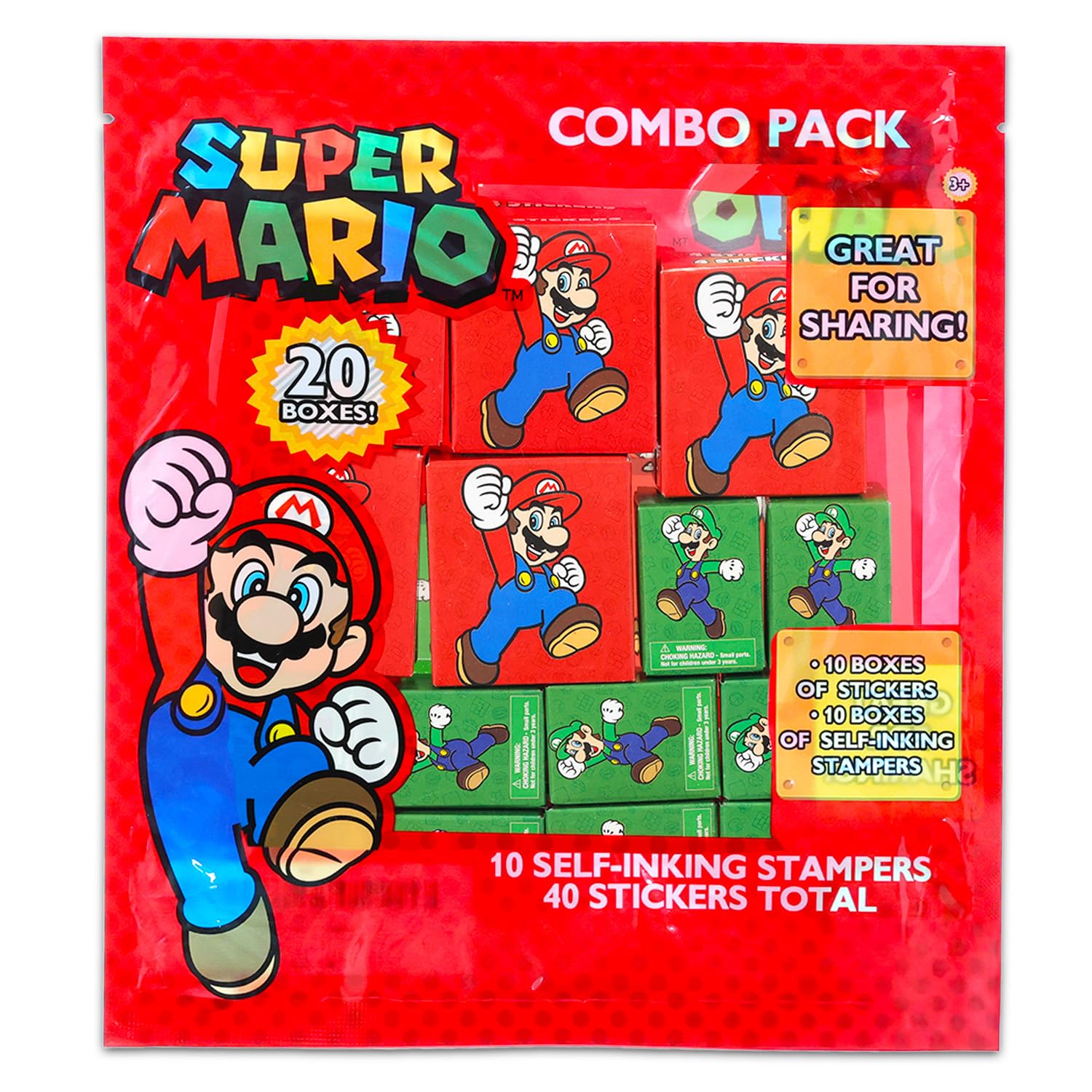 Mario Party 3本セット Amazon.com: Super Mario Party Favors Bulk Set ~ Bundle with 60