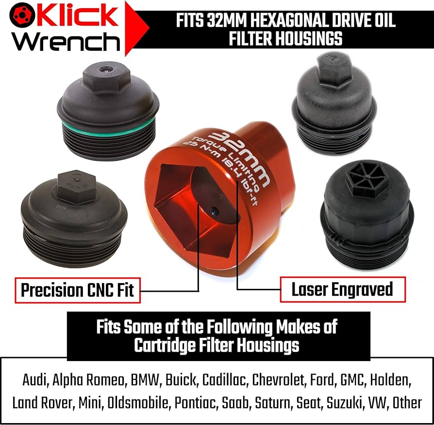 Amazon.com: KLICK WRENCH 32mm Hex Socket 2 Stage Torque Limiting