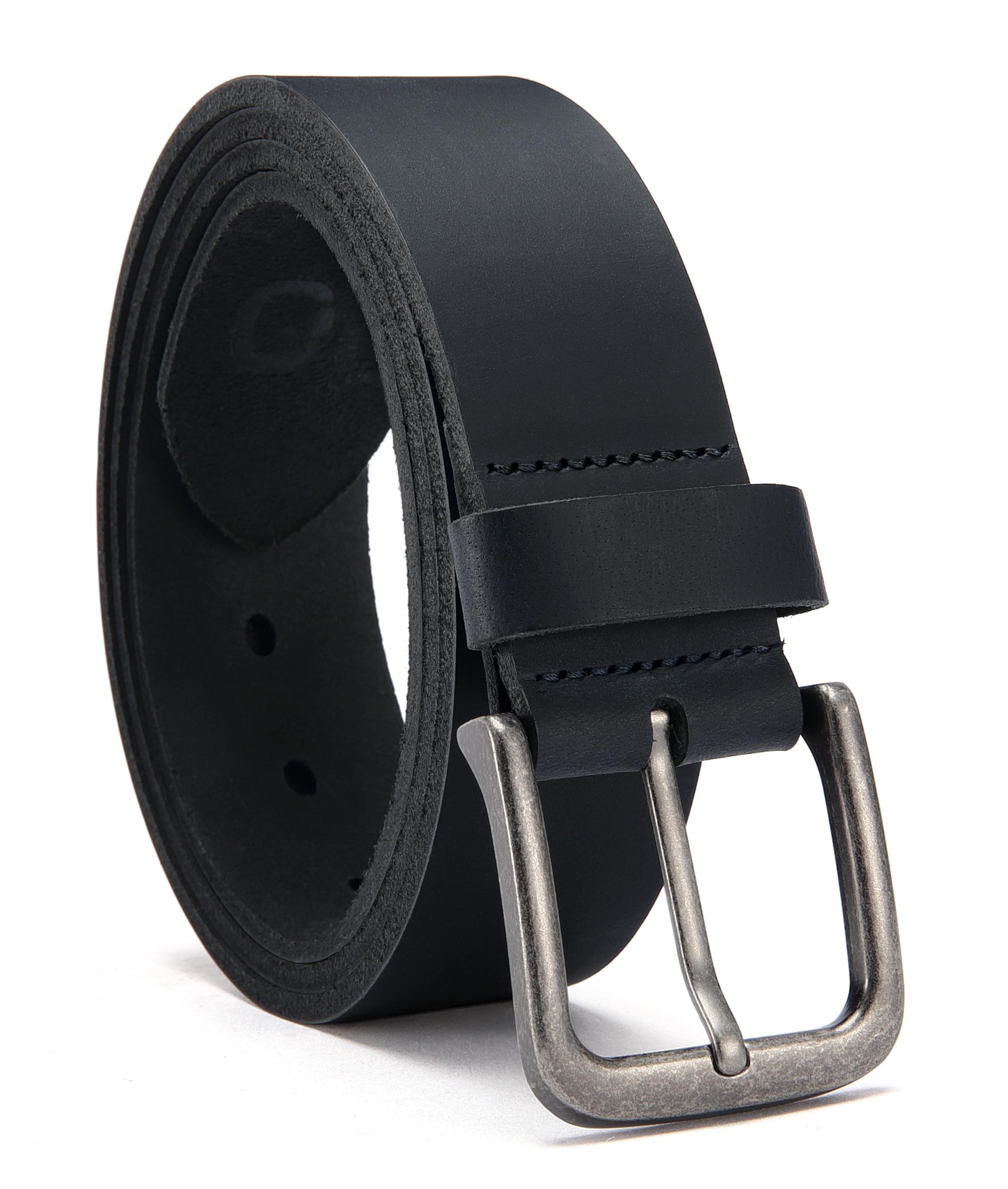 CHAOREN Mens Belts Casual for Jeans - Full-Grain Leather, Durable Cowhide