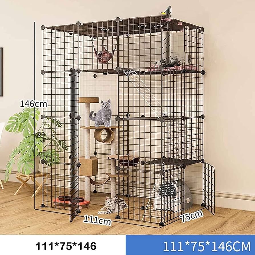 猫ケージ Amazon.co.jp: 猫 ケージ 3段 キャットケージ 大型 多頭飼い