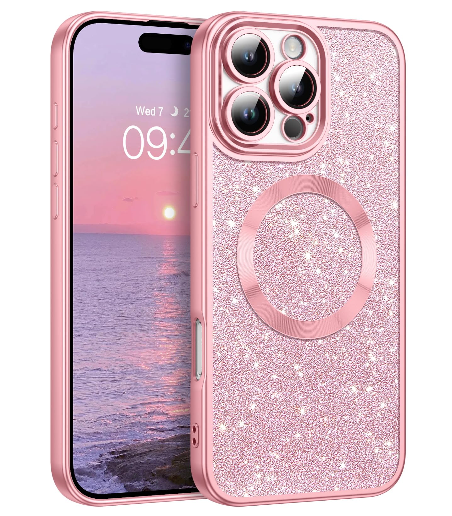 Gaobao Cover per Iphone 16 Pro, [Compatibile Con Magsafe] Custodia