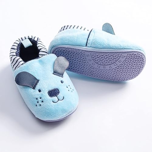 Miniatura 5 de LAFEGEN Zapatos para caminar para bebé, niño, niña, antideslizantes, suela suave, para bebés, recién nacidos, mocasines para primeros pasos, para