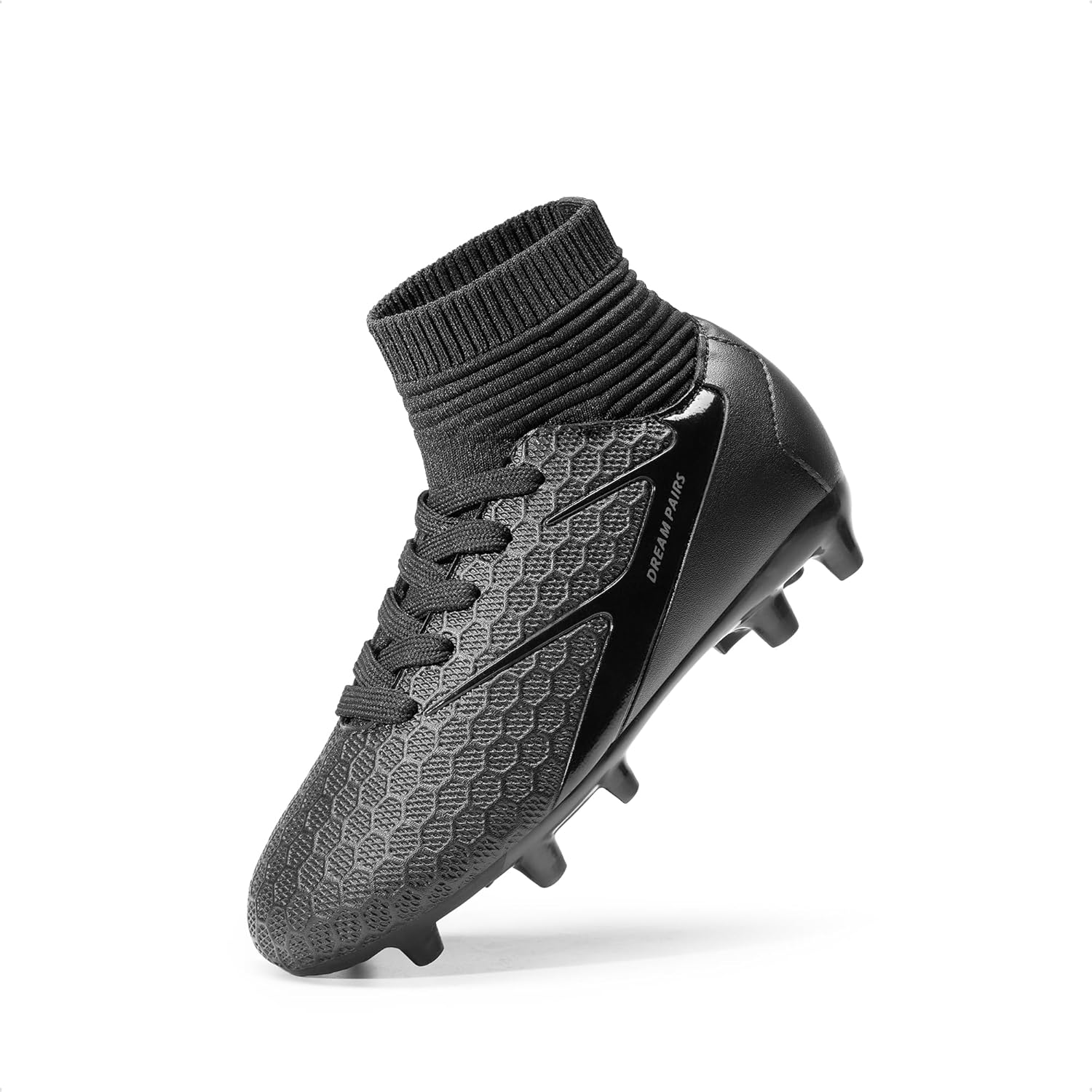 DREAM PAIRS Boys Girls Soccer Cleats Youth Firm Groud Outdoor Sport Athletic High Top Football Shoes for Little/Big Kid - Image 3