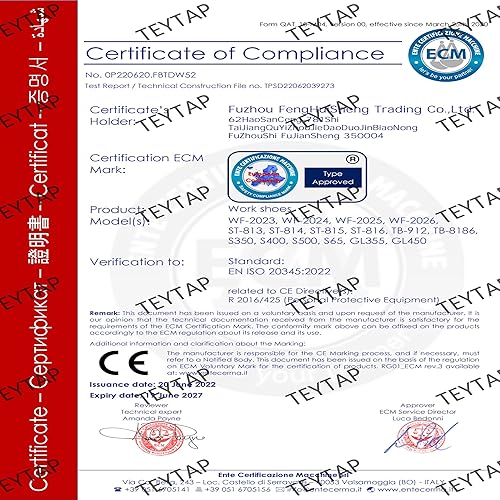 Miniatura 9 de Steel Toe Shoes for Men Women, Non-Slip Waterproof Work Safety Shoes, Indestructible Puncture-Proof Construction Industrial Shoes, Zapatos de