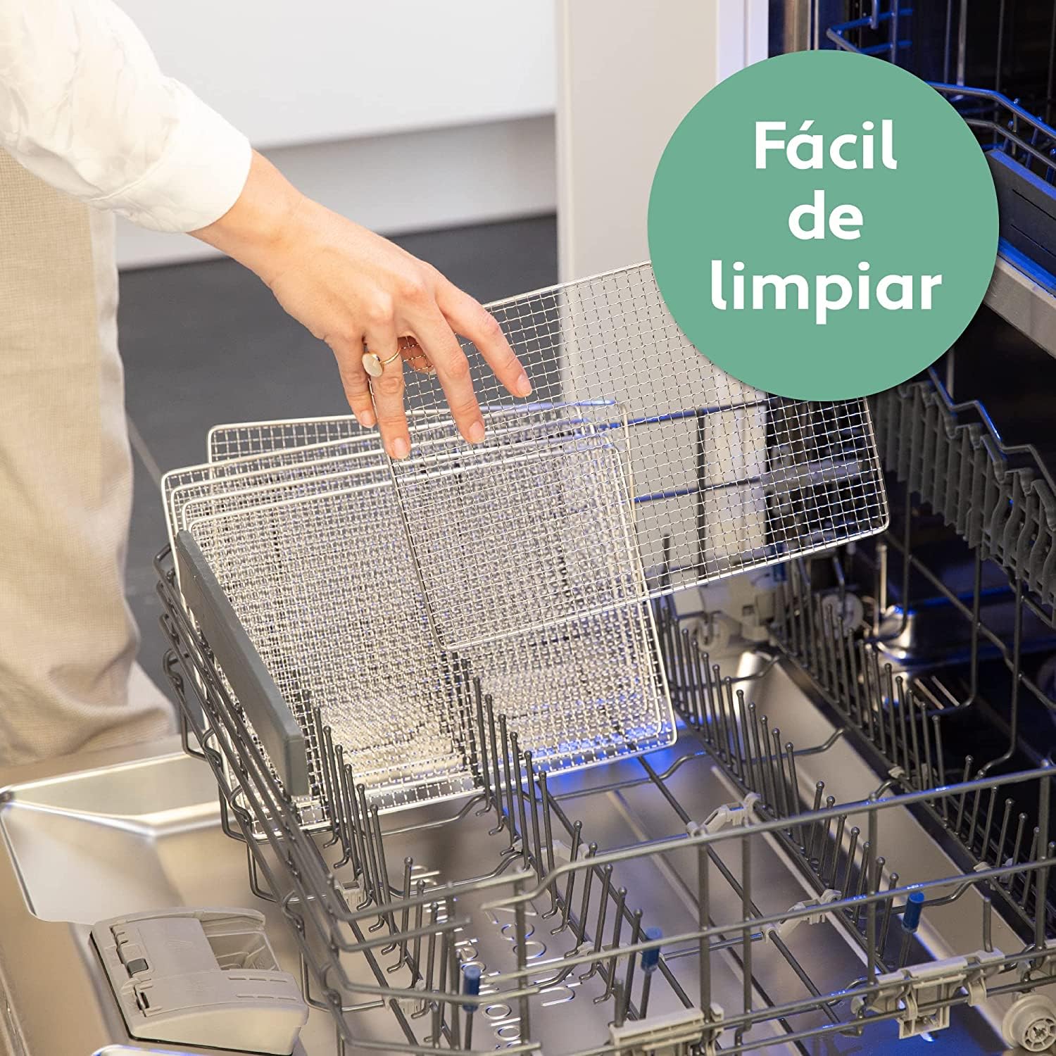 Vita5 Deshidratador de Alimentos con 6 Bandejas de Acero Inoxidable - Deshidratador con Temperatura Regulable 35-75°C - Deshidratadoras de Carne, Setas y Fruta con Timer 24h – 650W Desidratadoras
