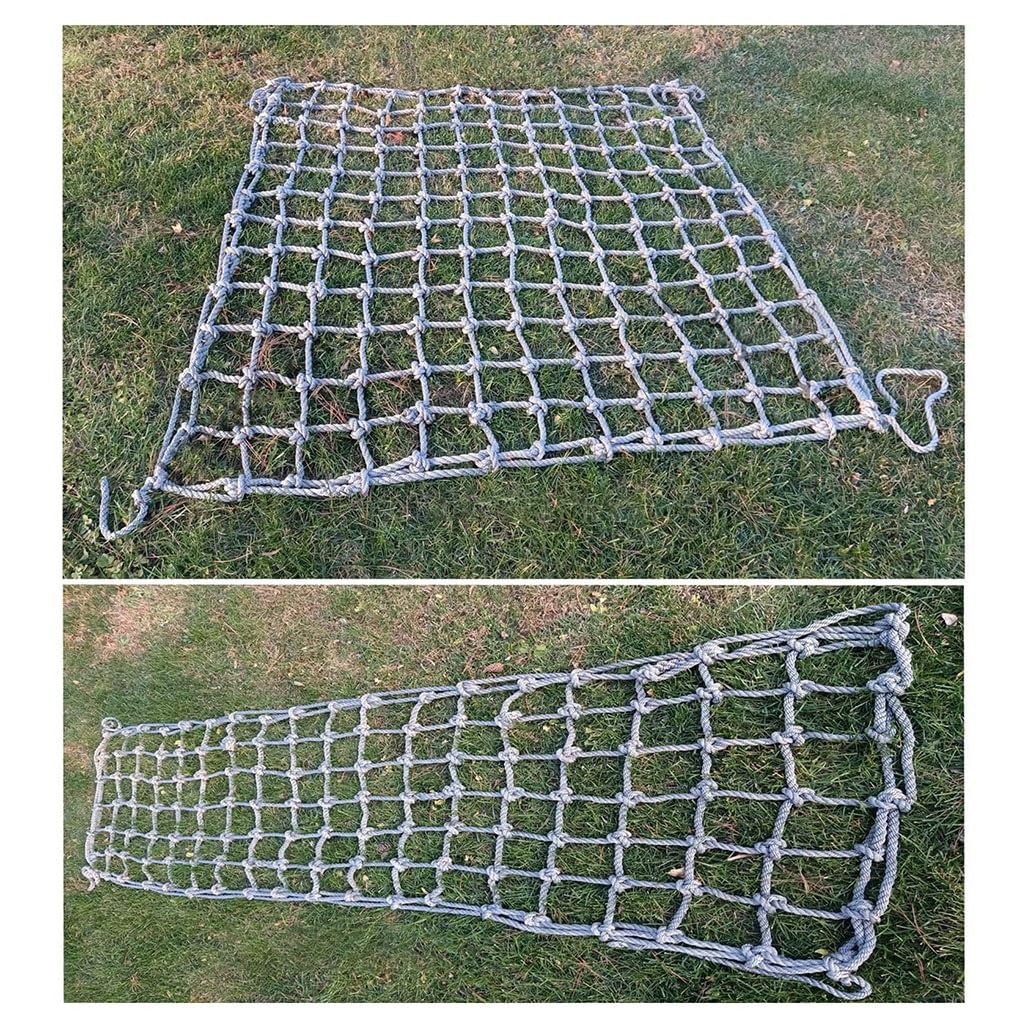 Outdoor Kletternetz C Sicherheitsnetz für Spielplätze Kletterwände und Schaukelsets 1x1m (3.3x3.3ft) Zaun Fahrzeuglast