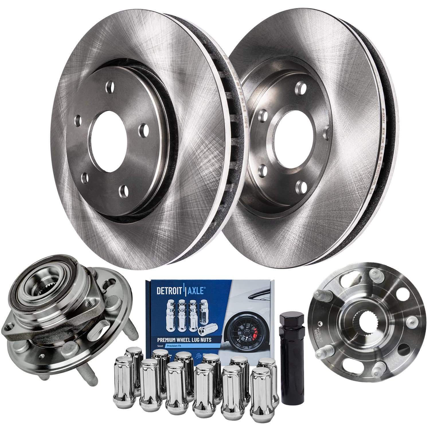 Detroit Axle - Front Brake Kit for Chevy Impala Malibu Equinox Buick Regal