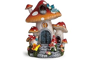 Gnome House Decor: Charming Mushroom House Ornaments for Garden and Home Embellishment