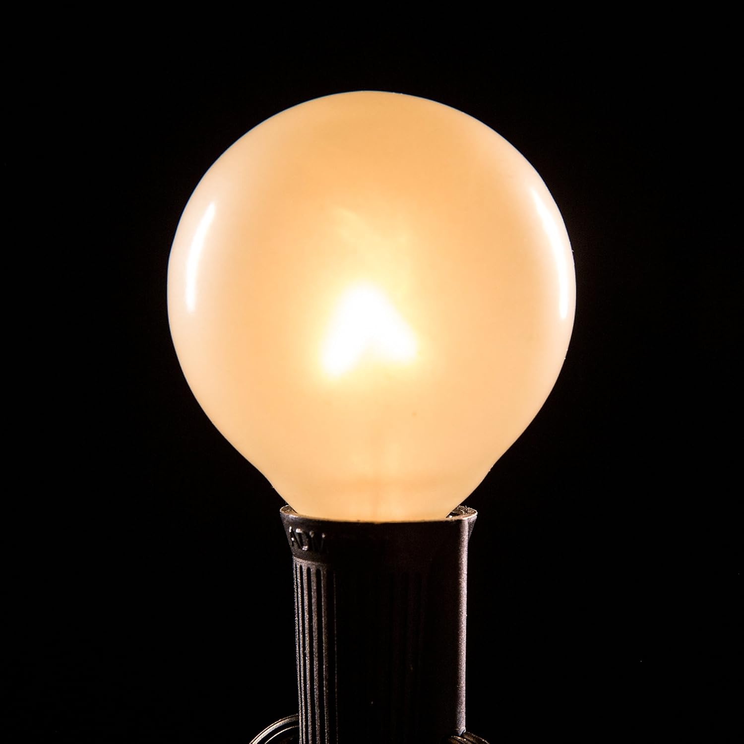 Hometown Evolution, Inc. (Box of 25) G50 LED Diode .6 Watt C9 E17 5/8" Intermediate Base - 2 Inch Clear Replacement Light Bulbs