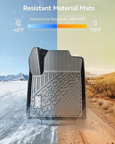 Miniatura 4 de 3W Alfombrillas de piso compatibles con Jeep Cherokee 2015-2021, no para Jeep Grand Cherokee 1 y 2 fila, color negro