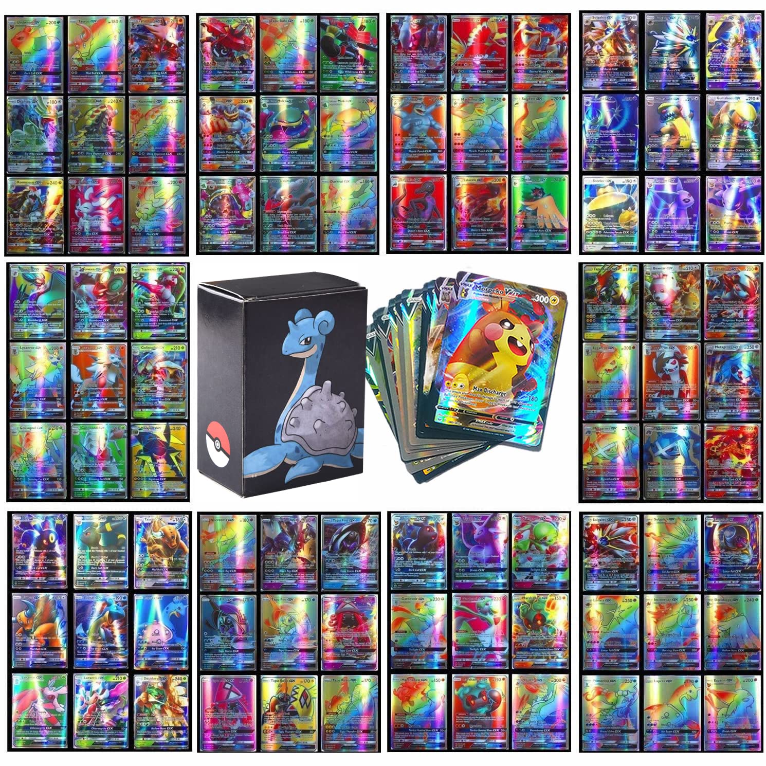 Buy 100Pieces Trading Card Game Lots of Ultra Rare Cards, Including