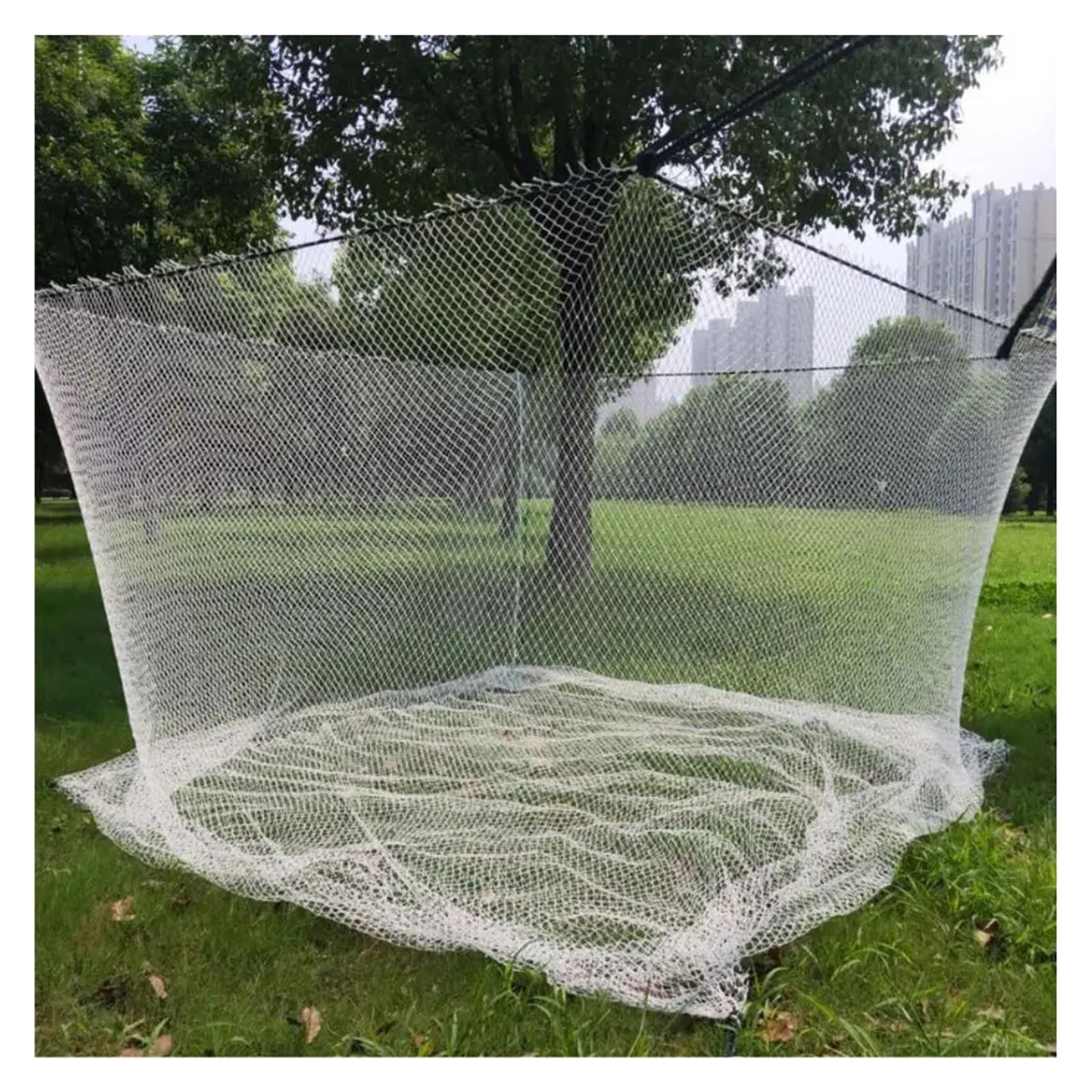 Garten - Red de pesca de nailon antipájaros, protección para balcón, protección para niños y mascotas, 10 m, malla de 24 hebras, 5 x 5 cm, red de valla para exteriores