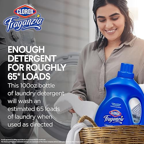 Miniatura 6 de Clorox Fraganzia - Detergente líquido para ropa con aroma a océano, compatible con todas las lavadoras de carga frontal y superior, compatible con