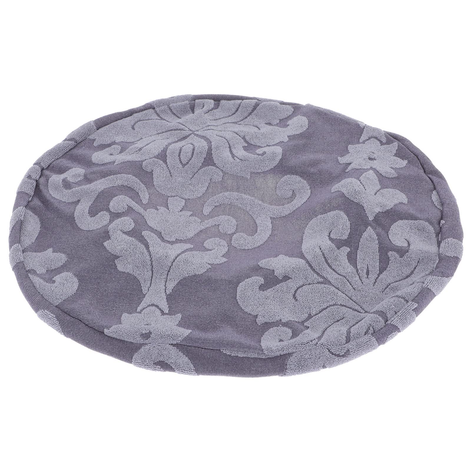 Luxshiny Stool Covers Round, Bar Stool Cover Washable Bar Stool Covers, Round Stretch Stool Covers (Grey)