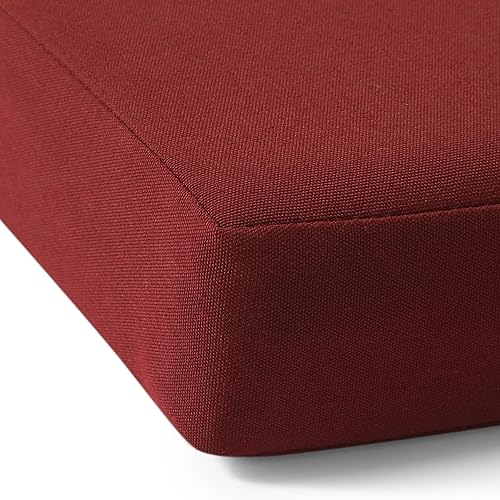 Miniatura 8 de WestinTrends Adirondack - Cojín para silla mecedora, resistente a la intemperie, con respaldo alto, color rojo