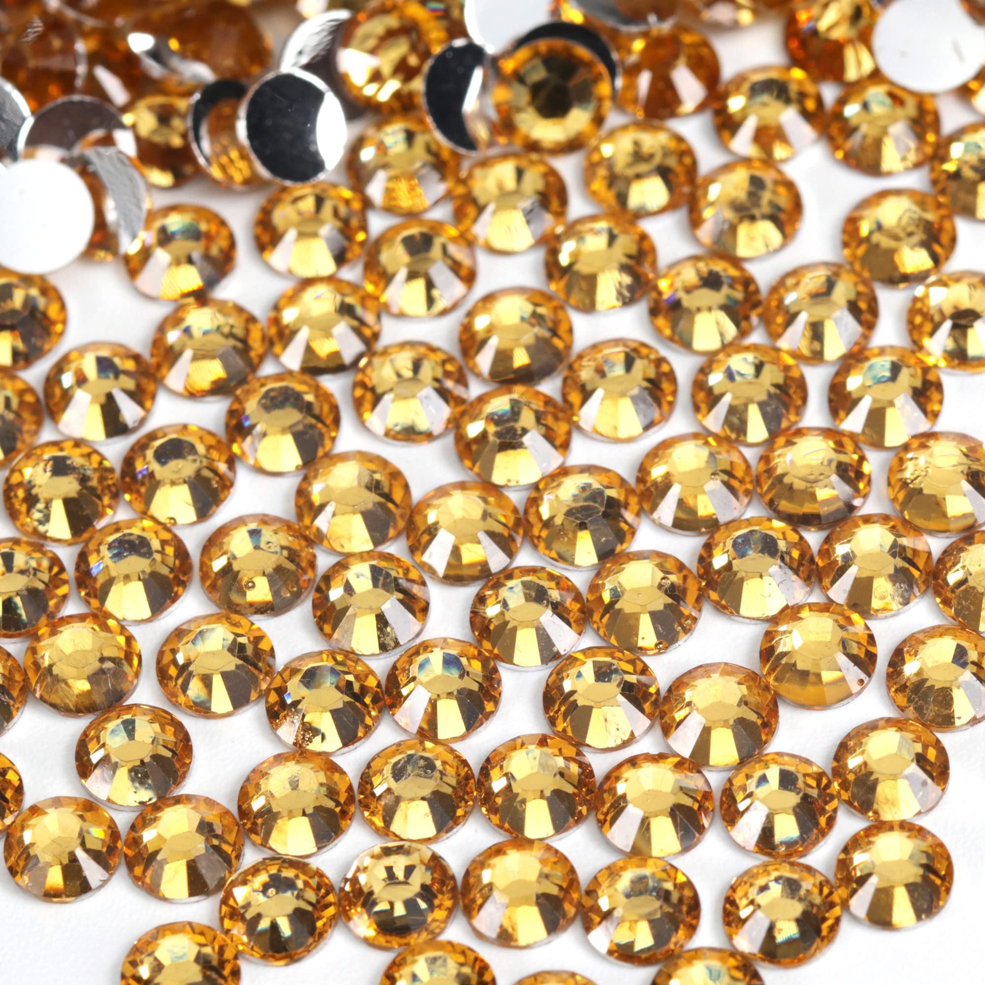 250pcs 6mm Flat Back Non-Stick Rhinestone Crystal Diamantes Nail Art & Craft Scrapbooking Embellishments 90 Available Colours (6mm, AB Clear #A13) — view 56