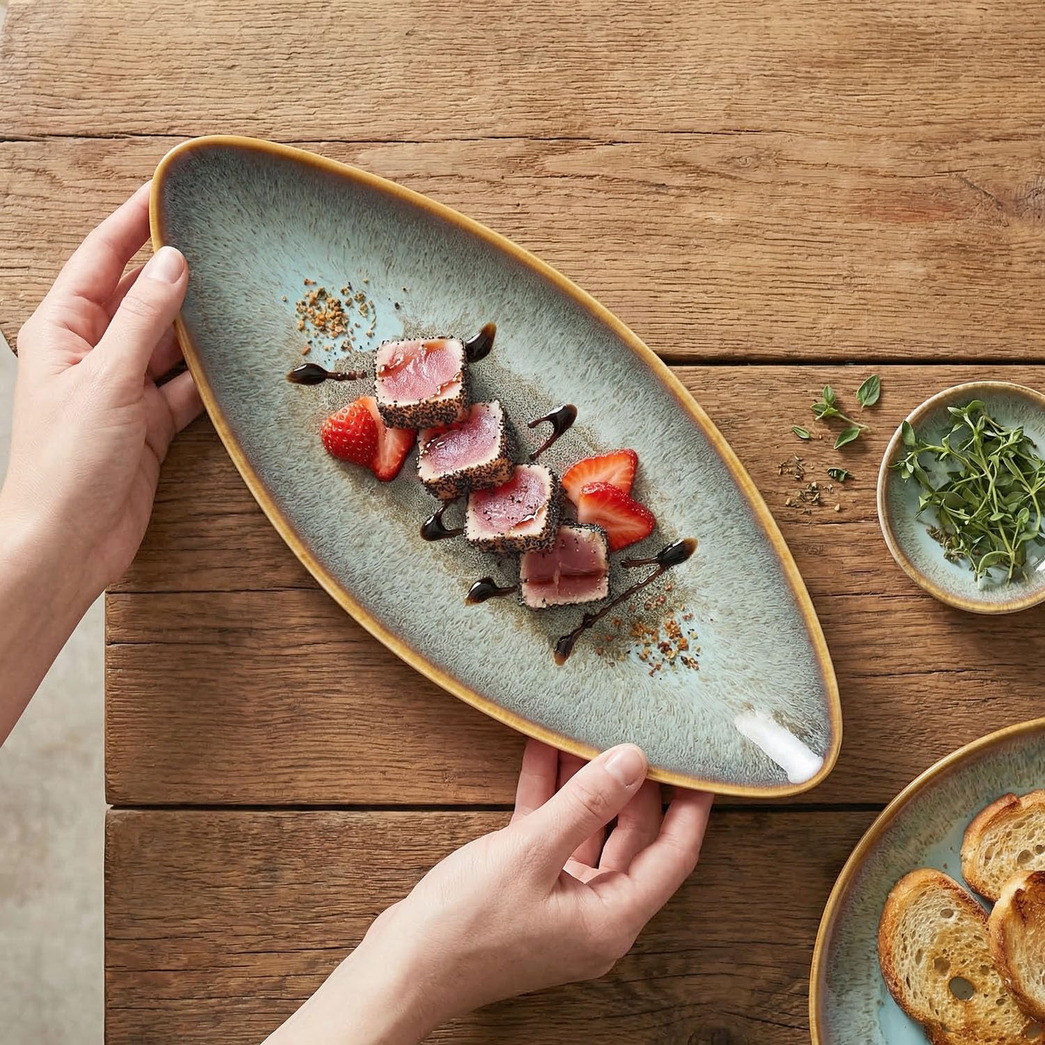 Plato de servir aceitunas, bandeja grande para entretenimiento, bandejas y platos de porcelana para servir sushi, platos de ensalada de sushi, bandeja de servir aperitivos, variedad de
