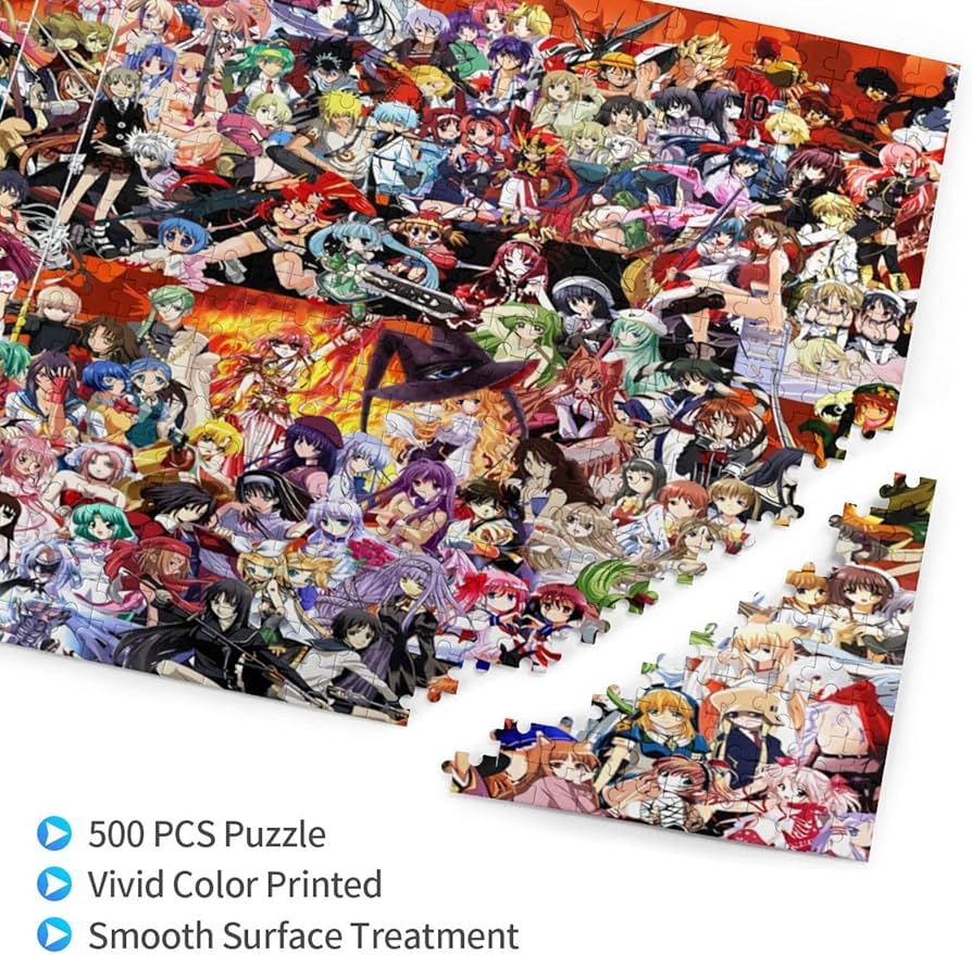 【完成品】アニメパズル５枚セット75cm✖️50cm 額付 81IB1rsQ8gL._AC_UF894,